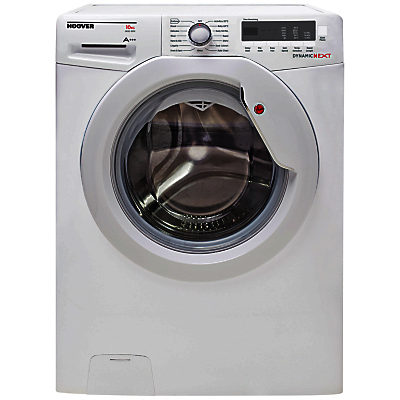 Hoover Dynamic Next Classic DXC E410W3 Freestanding Washing Machine, 10kg Load, A+++ Energy Rating, 1400rpm Spin, White